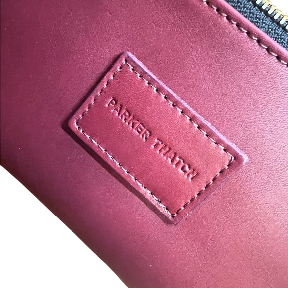 Parker Thatch Little Buddy Zebra And Leather Crossbody/Clutch - Picture 6 of 7